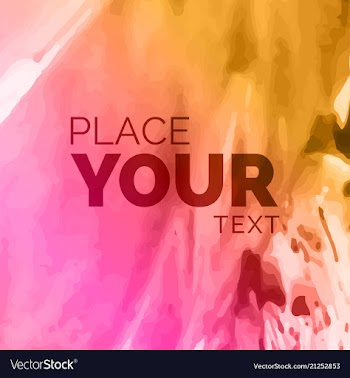 Watercolor background bright splash of colors vector image