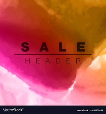 Watercolor background bright splash of colors vector image