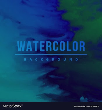 Watercolor background bright splash of colors vector image