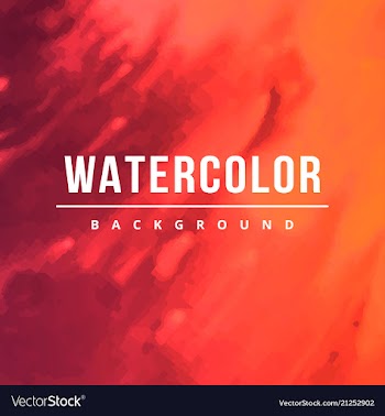Watercolor background bright splash of colors vector image