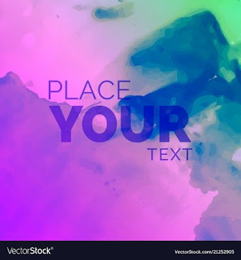 Watercolor background bright splash of colors vector image