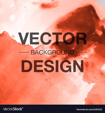 Watercolor background bright splash of colors vector image