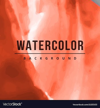 Watercolor background bright splash of colors vector image