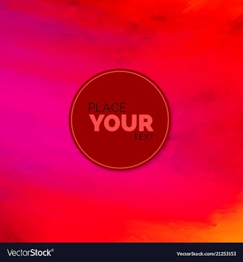 Watercolor background bright splash of colors vector image