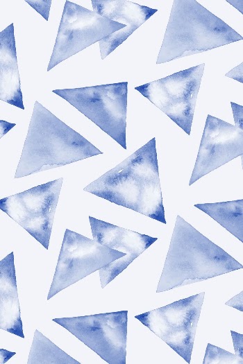 Watercolor background, geometric bright indigo | Free Photo - rawpixel