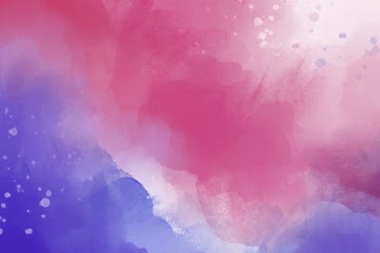 Watercolor background with purple and pink Free Vector