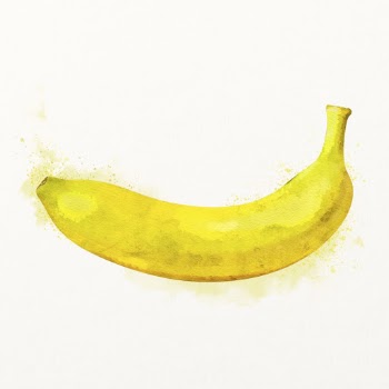 Watercolor banana illustration, fruit drawing | Free Photo Illustration - rawpixel