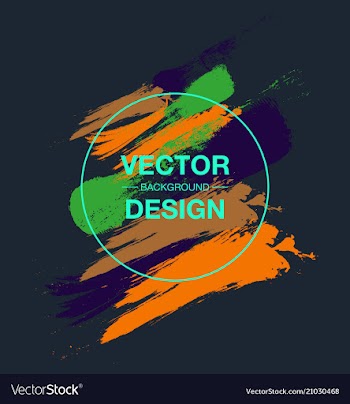 Watercolor banner with text place vector image