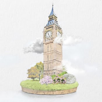 Watercolor Big Ben illustration, London | Free Photo - rawpixel