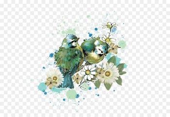 Watercolor Birds 