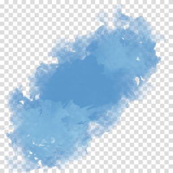 Watercolor, blue and white illustration transparent background PNG clipart