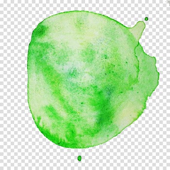 Watercolor Brush, green paint illustration transparent background PNG clipart