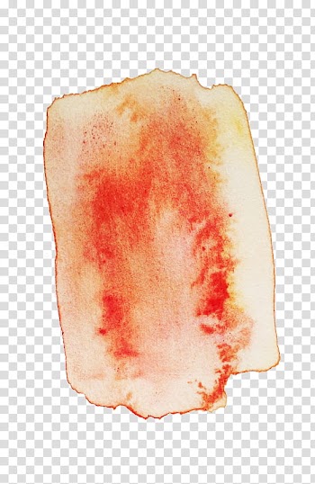 Watercolor Brush, red and orange paint transparent background PNG clipart