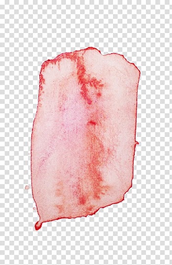 Watercolor Brush, red illustration transparent background PNG clipart