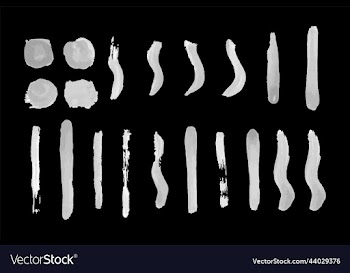 watercolor brush strokes collection