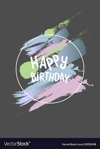 Watercolor brush strokes with text vector image