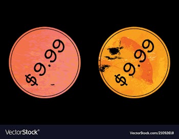 Watercolor circle background set with text vector image