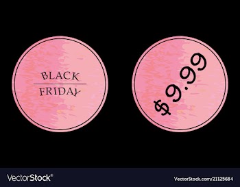 Watercolor circle background set with text vector image