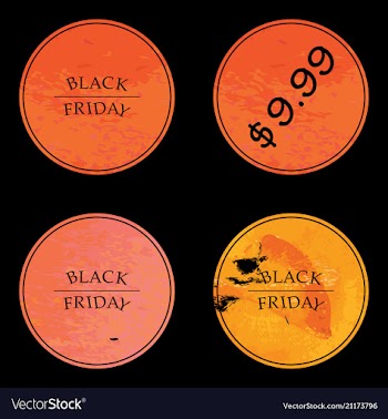 Watercolor circle background set with text vector image