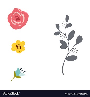 Watercolor design element bird banners and vector image
