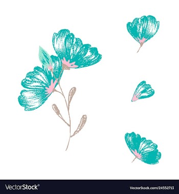 Watercolor design element bird banners and vector image