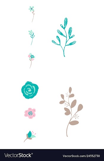 Watercolor design element bird banners and vector image