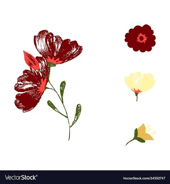 Watercolor design element bird banners and vector image
