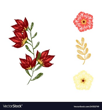 Watercolor design element bird banners and vector image