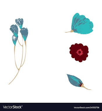 Watercolor design element bird banners and vector image