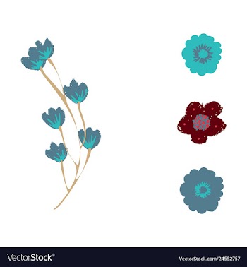 Watercolor design element bird banners and vector image