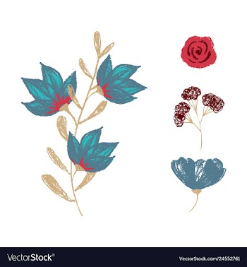 Watercolor design element bird banners and vector image