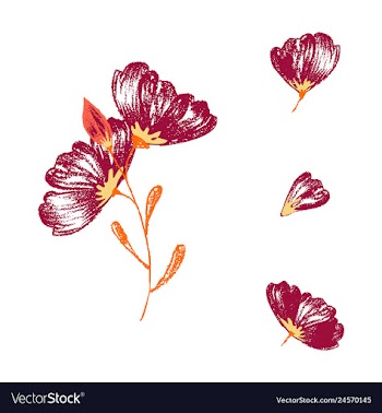 Watercolor design element bird banners and vector image