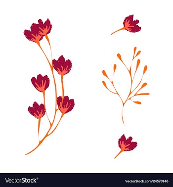 Watercolor design element bird banners and vector image