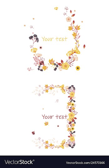 Watercolor design element bird banners and vector image