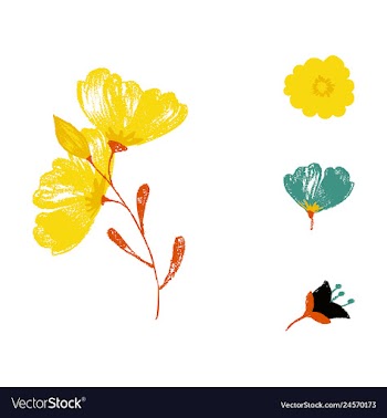 Watercolor design element bird banners and vector image