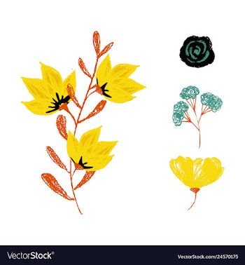 Watercolor design element bird banners and vector image