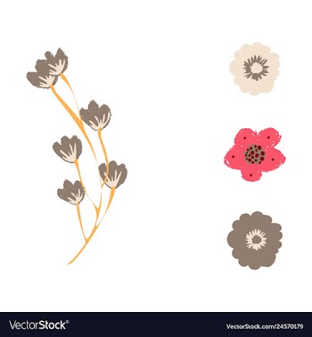 Watercolor design element bird banners and vector image