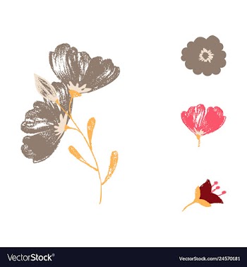 Watercolor design element bird banners and vector image