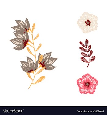 Watercolor design element bird banners and vector image