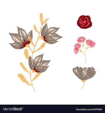 Watercolor design element bird banners and vector image
