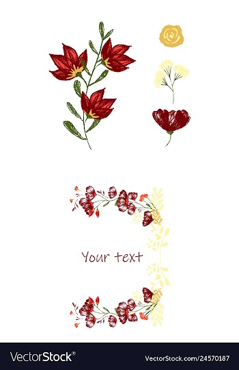 Watercolor design element bird banners and vector image