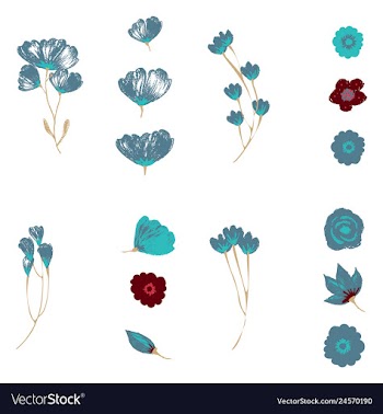 Watercolor design element bird banners and vector image