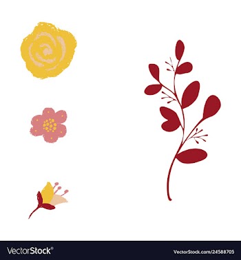 Watercolor design element bird banners and vector image