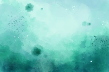 Watercolor design green background Free Vector