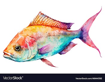 watercolor fish