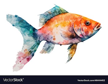 watercolor fish