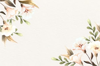 Watercolor floral background with soft colors Free Vector