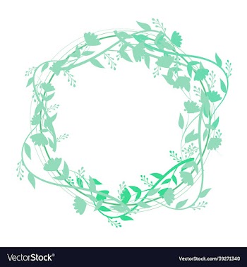 watercolor floral frame
