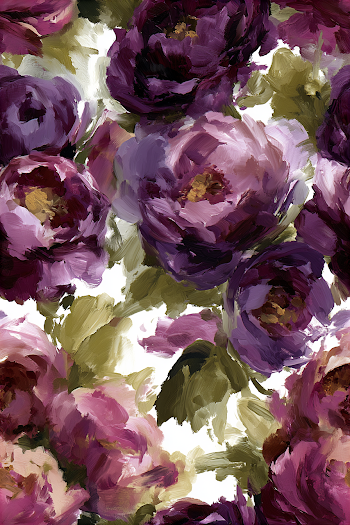 Watercolor Floral Textile Pattern