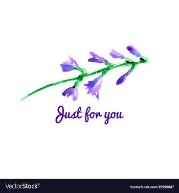 Watercolor floral vector image